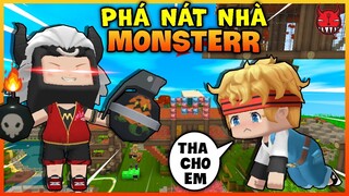 MONSTERR PHẢI QUỲ XUỐNG CẦU XIN SONGFISH DỪNG PHÁ HỦY MAP SINH TỒN TRONG MINI WORLD