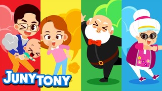 We Are a Farting Family | Poot! Poop! Who Farts Thunder Fart? | Family Songs for Kids | JunyTony