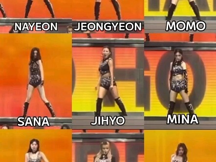 Nine-Grid TWICE GO HARD