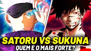 SATORU GOJO VS SUKUNA! O FEITIÇEIRO MAIS FORTE VS A MALDIÇÃO MAIS FORTE QUEM VENCE? | JUJUTSU KAISEN