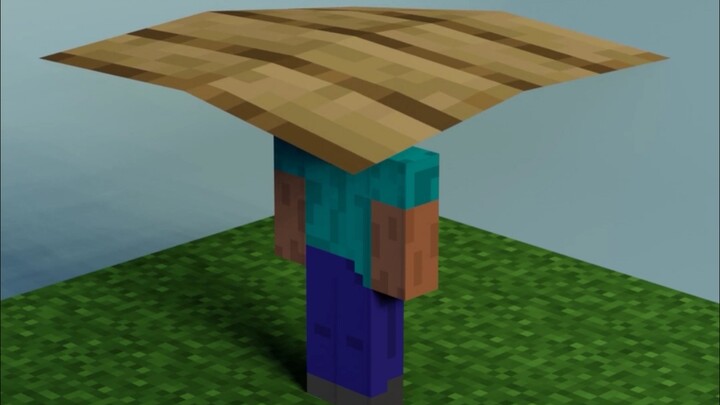 Place more and more pieces of fabric on Steve