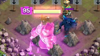 Ai là chiến binh mạnh nhất trong Clash of Clans? Vua man rợ cấp 95 Găng tay khổng lồ cấp 27 so với P