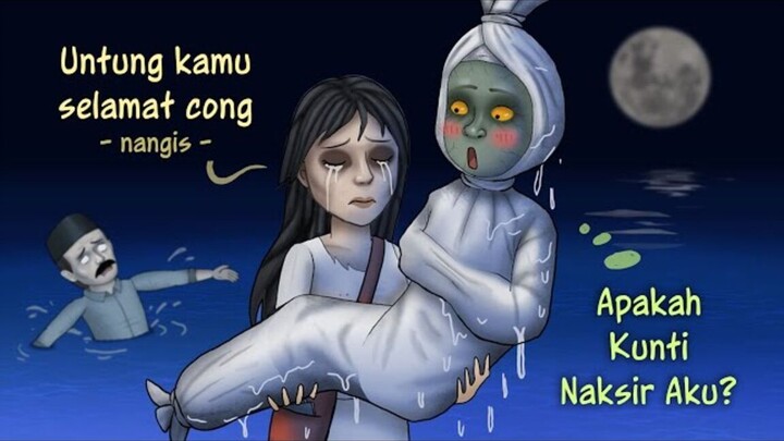 Hantu jatuh cinta Kompilasi Kartun Lucu Pocong, Kuntilanak & Bakso Setan #HORORK