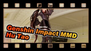 [Genshin Impact MMD] Phone Number / Hu Tao in Black Silk Stockings & Short Skirt