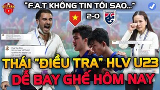 Vừa Thua U23 Việt Nam Về Nước, HLV U23 Thái Lan bị "Điều Tra" Cực Sốc, Dễ Bay Ghế Hôm Nay