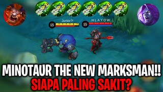 Begini jadinya kalau minotaur pakai build marksman lawan moskov