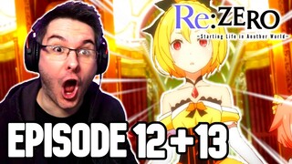 Re:ZERO Season 1 Episode 12 & 13 REACTION | Anime Reaction