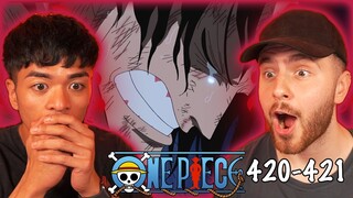 WHITEBEARD IS ACE'S FATHER!?! WTF!! - One Piece Episode 420 & 421 REACTION + REVIEW!