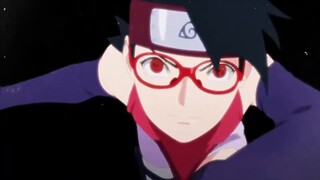 Sakura vs. Sarada Sarada inherited her parents' strength