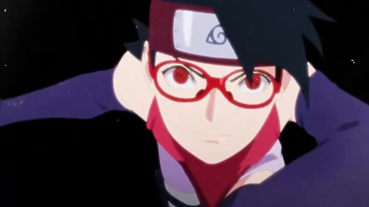 Sakura vs. Sarada Sarada inherited her parents' strength