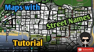 Paano lagyan ng Street Names ang Mapa sa GTA SA-MP || Lupet Nito!!! Parang Google Maps 😂