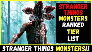 Stranger Things (Netflix) Monsters Season 1-4 Ranked Tier List (2022) - Top 7 Worst to Best!!