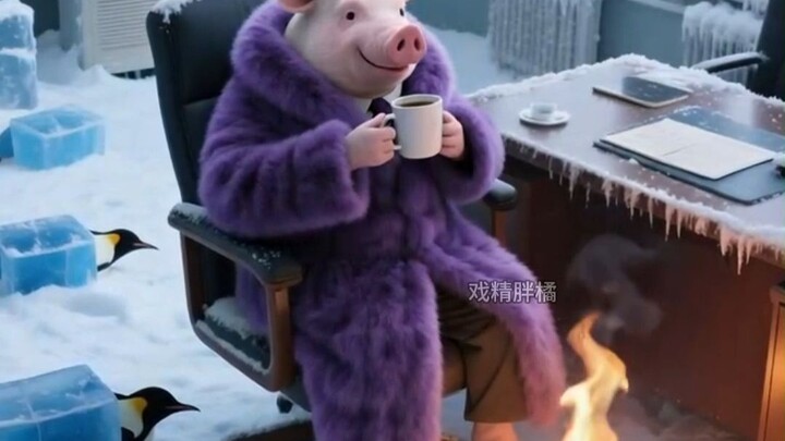 Chị Fox nghe nói có rất nhiều chú chim cánh cụt bị chết cóng trong văn phòng hiệu trưởng nên đã kéo 