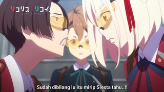 Chisato kembali ke organisasi - Lycoris Recoil Episode 3