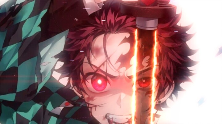 ｢Kimetsu no Yaiba /MAD/火向｣ Memegang pisau tajam di tangan untuk menembus kegelapan dunia, pisaunya m