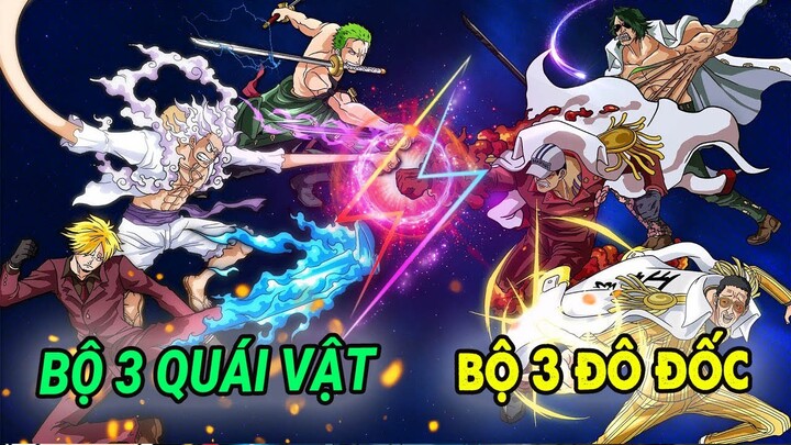 Bộ 3 Quái Vật vs Bộ 3 Đô Đốc | Top 7 bộ 3 Nổi Tiếng Nhất One Piece