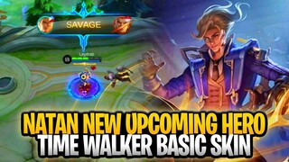 Natan New Upcoming Hero & Basic Skin Gameplay  | Mobile Legends: Bang Bang