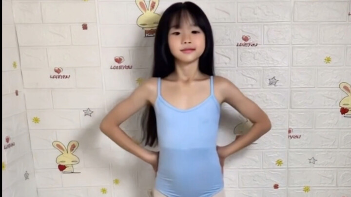 Dance girl daily training