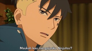 Kawaki belajar ninjutsu