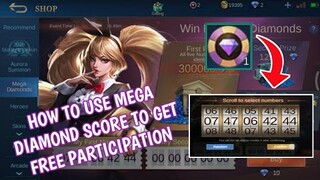 How to use Mega Diamond Token in Mobile Legends | Mega Diamond Event winning numbers