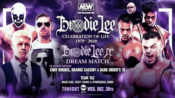 AEW Dynamite (December 30, 2020): Cody, Cassidy & 10 vs. Team Taz (Brodie Lee Celebration of Life)