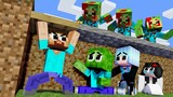 Monster School : Poor Baby Zombie Pandemic - Sad Story - Minecraft Animation
