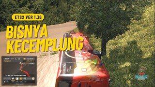 The bus fell into a ravine - ETS 2ver 1.36 Mod Map Sitinjaulauik