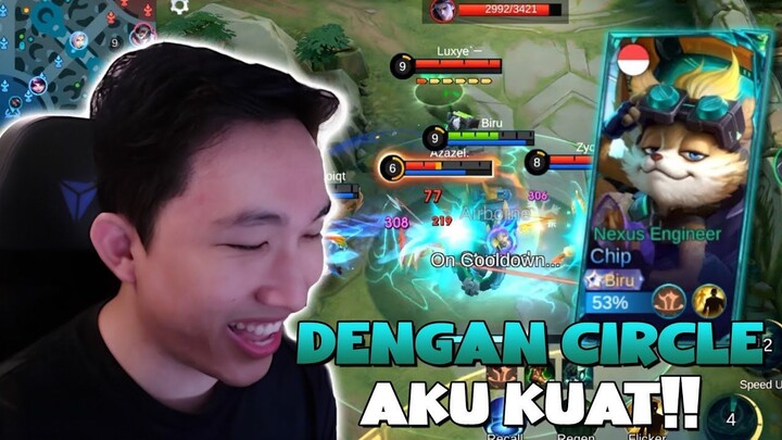 CHIP HERO YANG SUKA BAWA CIRCLE - Mobile Legends #MLBBIDCreator