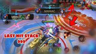ALDOUS LAST HIT STACK | 1 VS 5 SAVAGE | MLBB