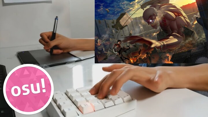 osu! - Linked Horizon - Shinzou wo sasageyo [Titan] / Shingeki no Kyojin Season 2 OP