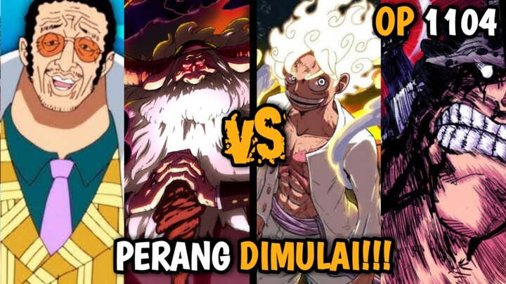 OP 1104: LUFFY BANGKIT HAJAR SATURN, PERANG BESAR. DIMULAI! ONE PIECE PREDIKSI #bestofbest