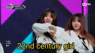 22nd Century Girl m countdown stage - fromis_9