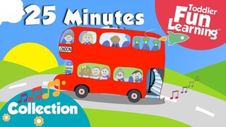 Wheels on the Bus More Toddler Songs Nursery Rhymes Collection