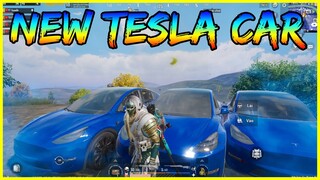 New Tesla Car in Pubg Mobile - Pubg Mobile x Tesla Gameplay - Pubg Mobile 1.5 | Xuyen Do