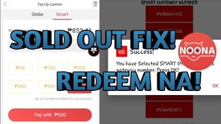 Noona Sold Out Redeem Fix! | Tricks How to Redeem | Pano maka redeem ng Load sa Noona | #Zerocode