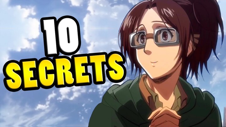 10 SECRETS QUE VOUS IGNOREZ SUR HANGE ZOË [ SNK ]