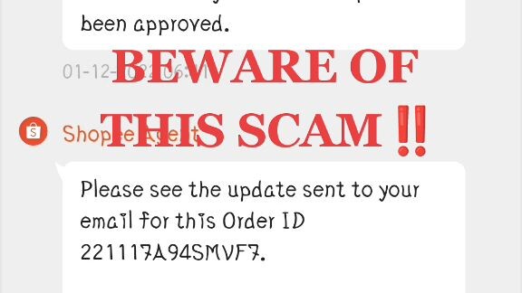 SCAM ON SHOPPE