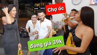 DIVA Cát Thy cùng cặp đôi đam mỹ đi ăn ốc đêm đồng giá 39k