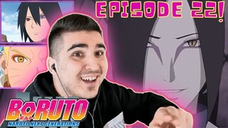 GUESS WHO'S BACK BABY!!! BORUTO EPISODE 22 REACTION! ( Connected Feelings! )