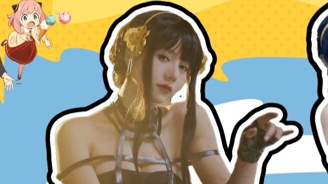 [This can also pass SP2] SPY×FAMILY Mrs. Yoel has attracted many female UP hosts on B station to com
