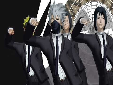 Marionette Naruto, Sasuke, Itachi and kakashi MMD