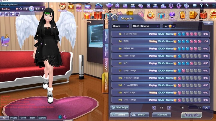 Touch 4Games -First Gameplay x6 Normal Mode-