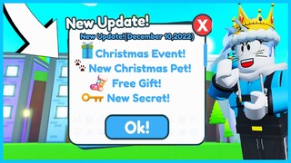 SECRET BARU !! BOCORAN UPDATE EVENT *Christmas* & CARA DAPAT FREE GIFT DI PET SIMULATOR X