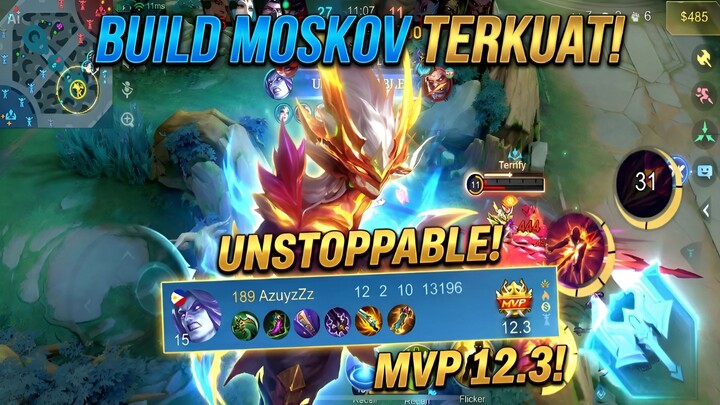 RAHASIA BUILD MOSKOV TERKUAT BIKIN MUSUH KENA MENTAL! 🥶 UNSTOPPABLE MVP 12.3 RANKED! 🏆