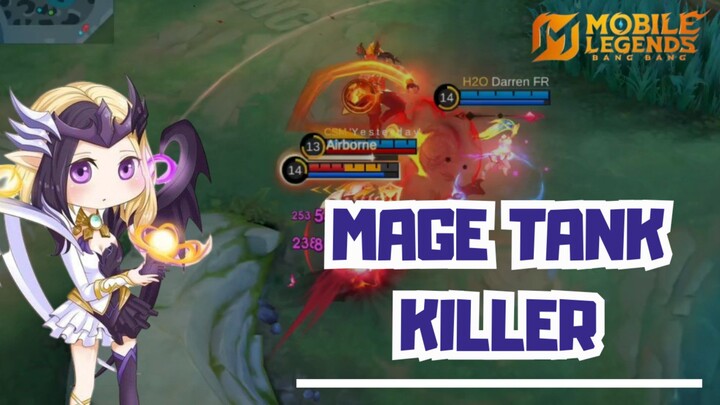 Salah satu penghancur tank yang punya base damage gak ng0t4k [ Highlight MLBB ]