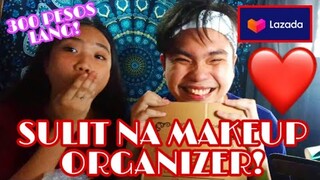 Best Rotating Makeup Organizer Review sa LAZADA (NAPAKAMURA) | ARKEYEL CHANNEL