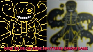 How To Draw shattered dream sans Cách vẽ thủ Lĩnh villain sans squad