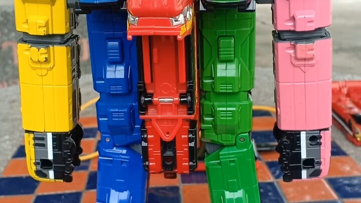 Tàu Robot Khủng Long Dũng Cảm Toqoh Kyoryuzin hợp tác với Denliner #sentairobo #supersentaiseries #b