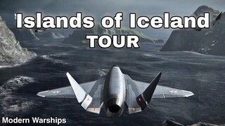 Modern Warships: latest map Island of Iceland tour...