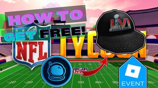 Full Guide! [NFL EVENT 2022!] How to get Super Bowl LVI Cap for Free In NFL Tycoon! | Roblox